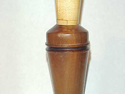 Perry Wade (Deceased) Memphis, TN. - Walnut Duck call.