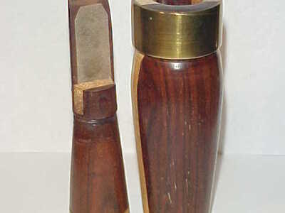 Robert "Bob" Allen (1931-2010) Bloomington, IL. - Laminated Duck Call