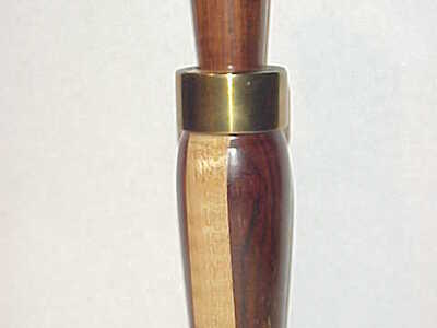 Robert "Bob" Allen (1931-2010) Bloomington, IL. - Laminated Duck Call