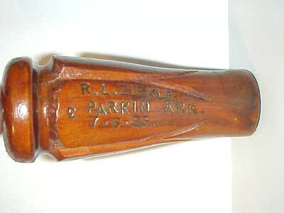 Robert L. Zirkle (1908-2000) Parkin, AR - Carved Duck Call