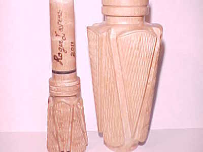 Roger Lavers - West Bend, WI. - Checkered Duck Call