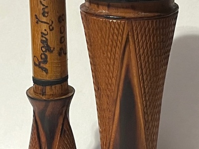 Roger Lavers - West Bend, WI. - Checkered Duck Call
