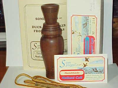 Sam Spiegel {1928-2011} Sandusky, MI. - Black Walnut Duck Call