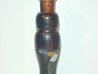 Read more about Scott Schroder (1954-2021) Racine, WI - Carved & Painted Duck Call