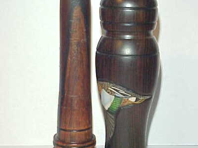 Scott Schroder (1954-2021) Racine, WI - Carved & Painted Duck Call