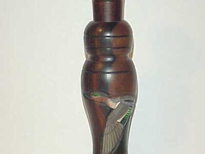 Scott Schroder (1954-2021) Racine, WI - Carved & Painted Duck Call