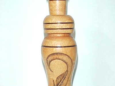 Scott Schroder (1954-2021) Racine, WI - Carved & Painted Duck Call