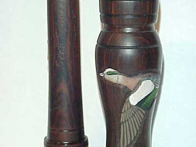 Scott Schroder (1954-2021) Racine, WI - Carved & Painted Duck Call