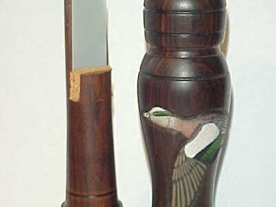 Scott Schroder (1954-2021) Racine, WI - Carved & Painted Duck Call