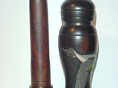 Scott Schroder (1954-2021) Racine, WI - Carved & Painted Duck Call