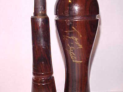 Tom Weigel - Otley, Iowa - Cocobolo Goose Call