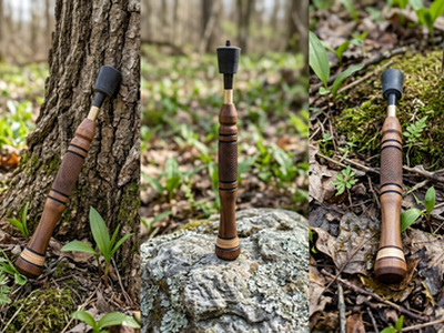 Read more about Turkey Trumpet Yelper Call Black Walnut with Maple Trim and Buffalo Bone Mouth piece