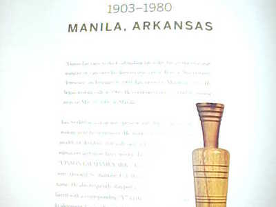 Vinson Lay (1903-1980) - Manila, AR. - Duck Call