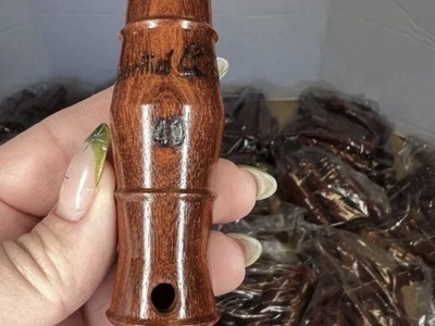 Read more about VTG NOS Maurilio Rosewood #40 Mallard Duck Call Made in Brazil Whistle