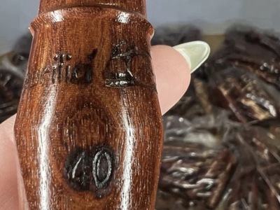 VTG NOS Maurilio Rosewood #40 Mallard Duck Call Made in Brazil Whistle
