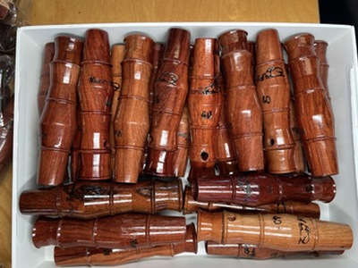 VTG NOS Maurilio Rosewood #40 Mallard Duck Call Made in Brazil Whistle